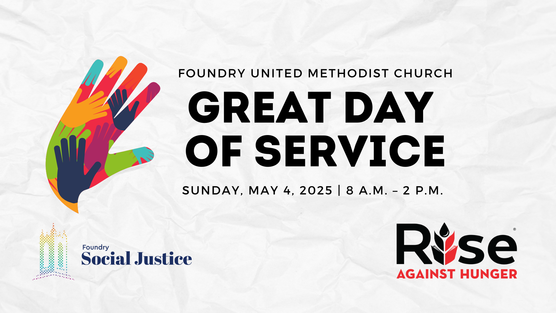 Spring 2025 Great Day of Service with Rise Against Hunger