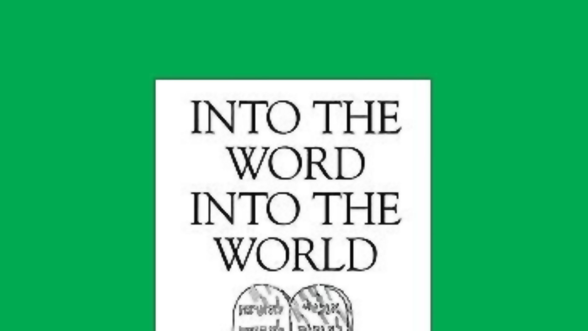 Disciple II: Into the Word, Into the World